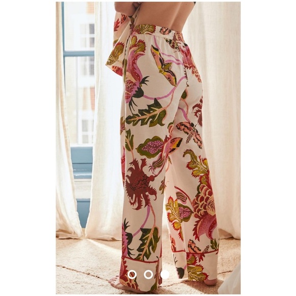 Raphael Balme for Anthropologie Flannel Sleep Pants New Pajama Pant XXS ANTHRO - Picture 4 of 12